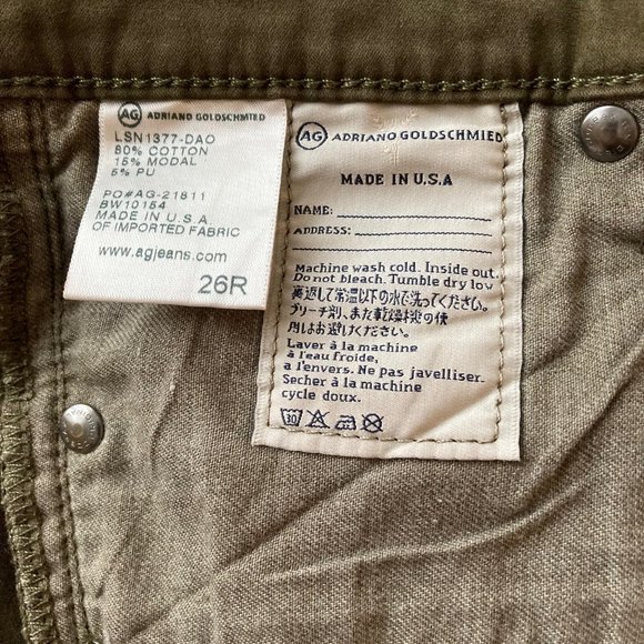 Adriano Goldschmied The Stevie Ankle dark olive green - Picture 9 of 9